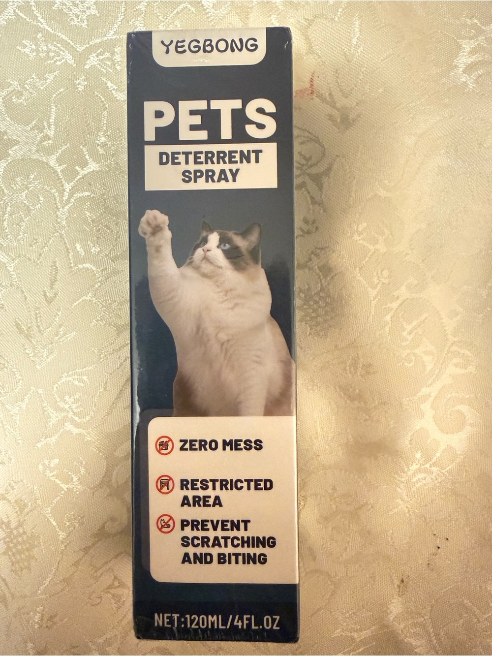 Yegbong pets deterrent spray  to protect furniture from scratching and biting